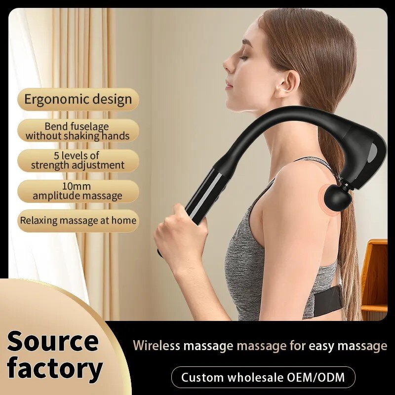 Massage Gun - Wholesale Therapy Deep Tissue Percussion Extender Handle Massage Hammer