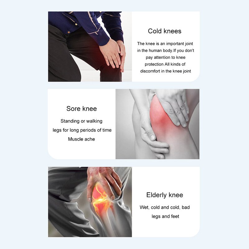 Knee Massager - Wireless Air Compression Heat Vibrating Leg Swelling Soreness Relief