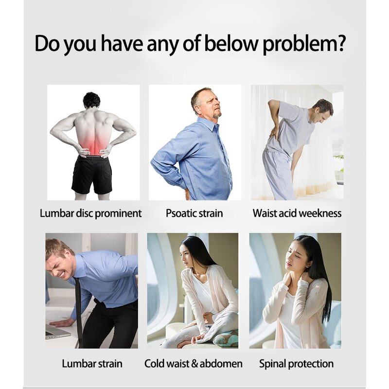 Lumbar Back Support - High Quality New Elastic Medical Lower Back Pain Belt