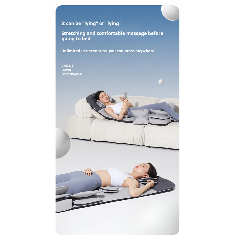 Air Bag Massage Cushion - 2025 Foldable Waist Back Legs Hot Compress Multi-Mode