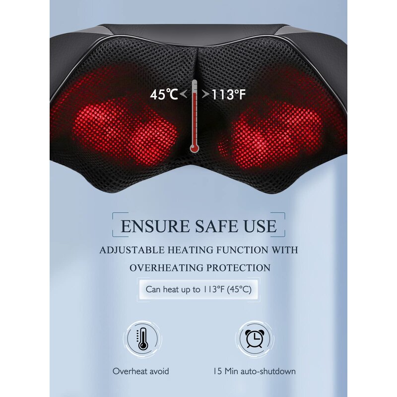 Smart Neck Shawl - Shoulder Back Vibrate Trapezius Massage Home Pain Relief Tool