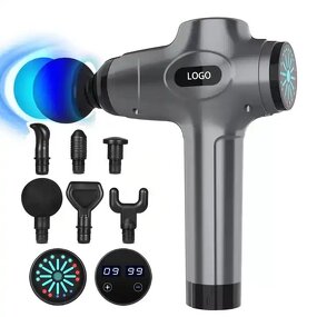 Massage Gun - 2025 New LCD Screen Deep Tissue Body Head Percussion Booster