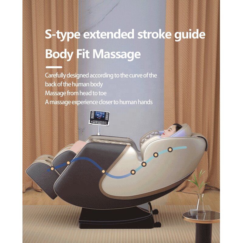 Zero Gravity Massage Chair - Full Body 4d Massaging Chair Professional Relief Tool