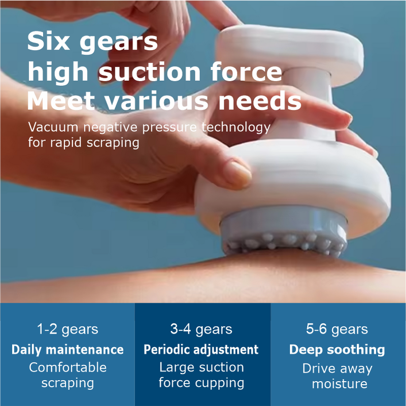 Electric Cupping Massager - Home Infrared Heating Negative Pressure Gua Sha Cellulite