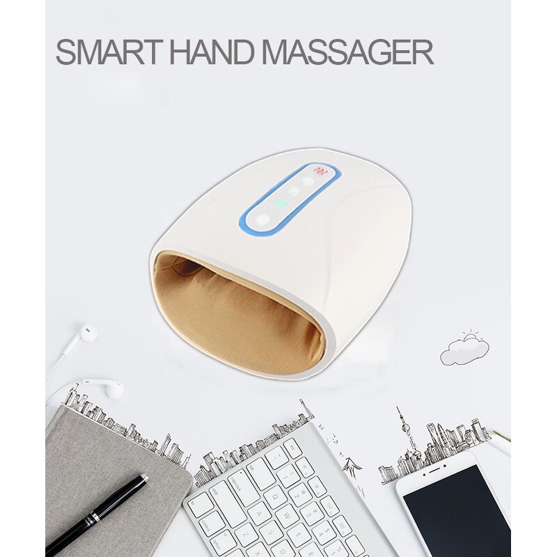 Finger Hand Massager - 2025 Cordless Arthritis Numbness Air Compression Heat
