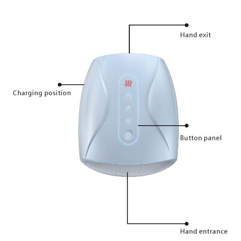 Air Compression Hand Massager - Electric Vibrating Multifunction Palm Relief Tool