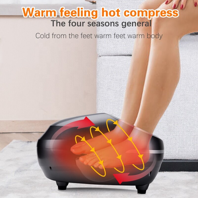 Leg Foot Massager - Factory Heating Shiatsu Air Compression Vibrating EMS Relief