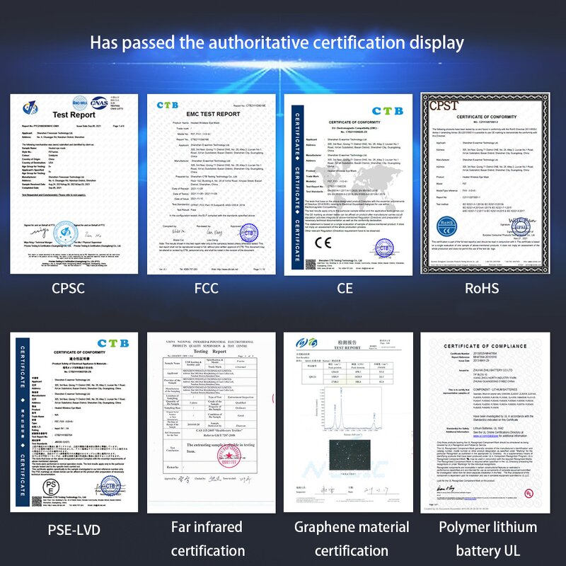 Electric USB Eye Mask - 2024 New Heated Steam Hot Cold Compress Eye Patch Eye Massager