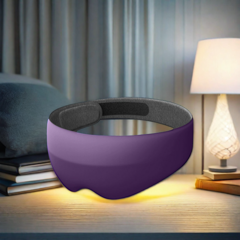 3D Cotton Sleep Mask - Dreamlight Hollowed Design Protects Makeup Reduces Dark Circles Travel