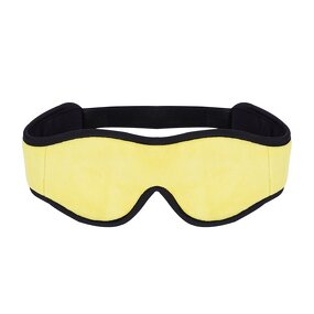 3D Contoured Eye Mask - Wholesale Adjustable Private Label Black Memory Foam Light Block