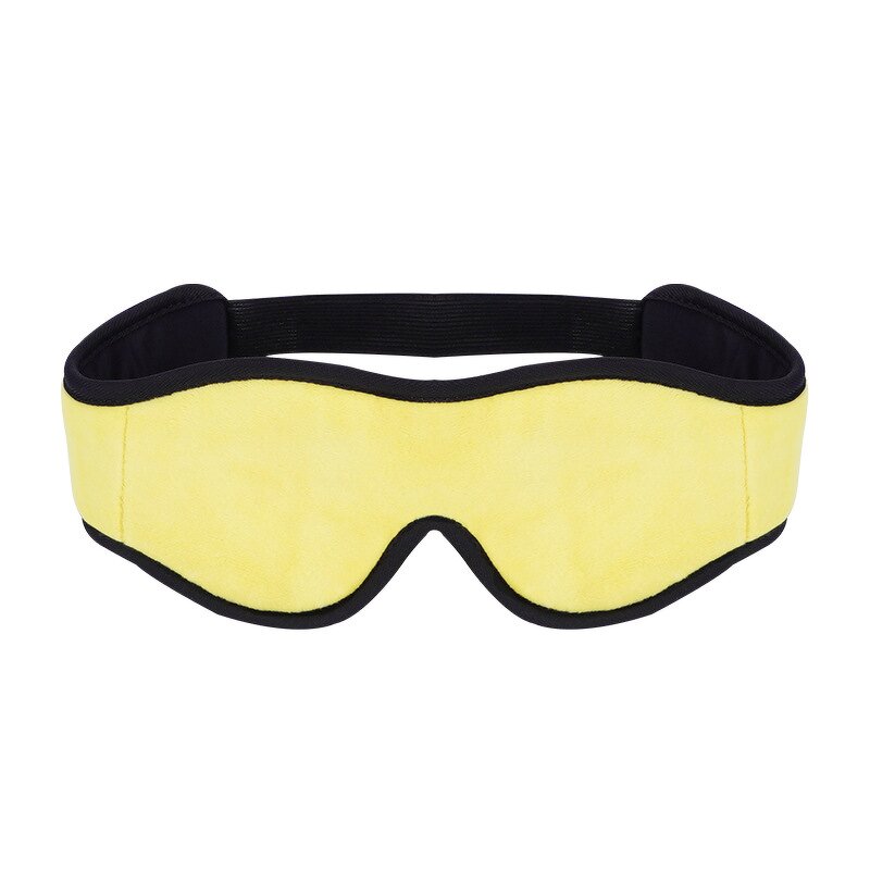 3D Contoured Eye Mask - Wholesale Adjustable Private Label Black Memory Foam Light Block