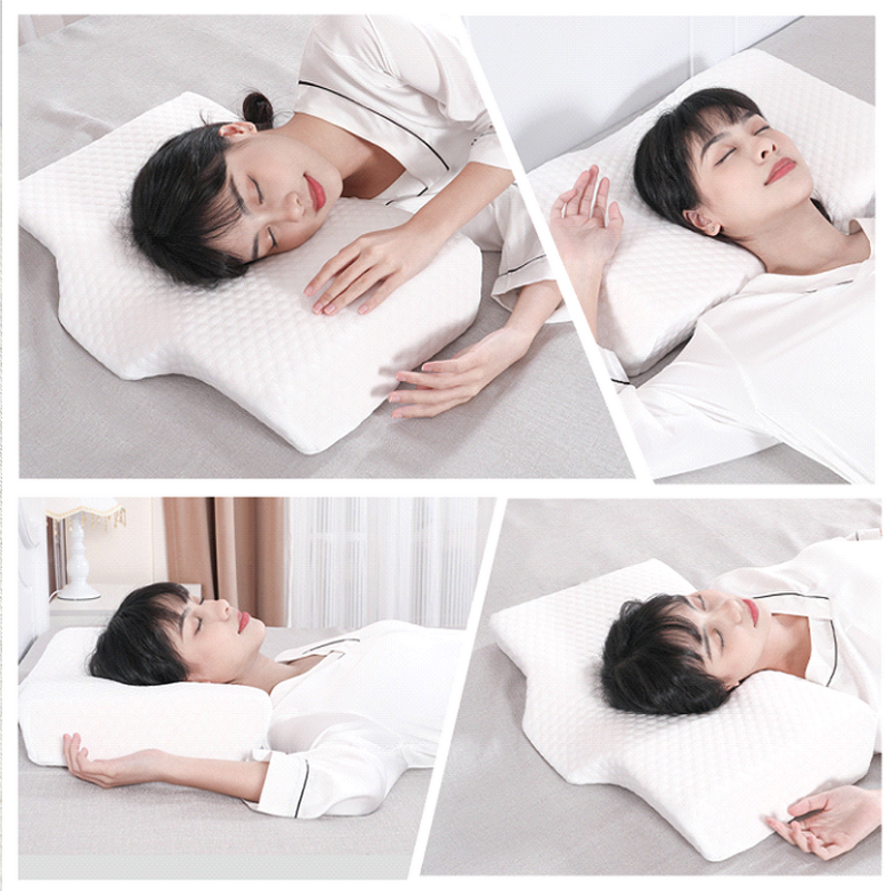 Orthopedic Massage Pillow - Ergonomic Memory Foam Neck Shoulder Pain Relief Cervical Sleep Support