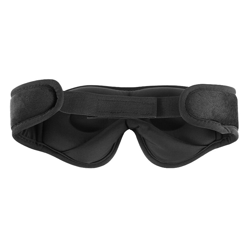 3D Contoured Eye Mask - Wholesale Adjustable Private Label Black Memory Foam Light Block