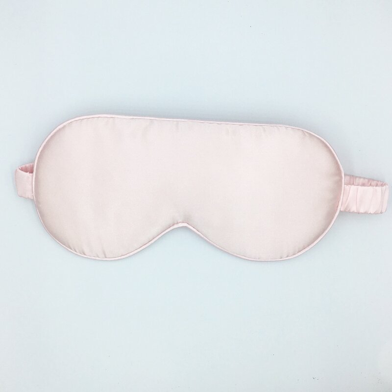 100% Silk Eye Mask - Factory Wholesale Luxury Customized Size OEM Printed Embroidered Logo