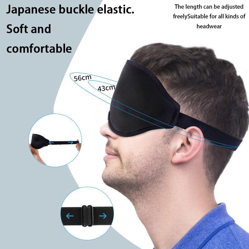 3D Weighted Sleeping Mask - 100% Block Out Contoured for Eyelash Extensions Yoga Men Women