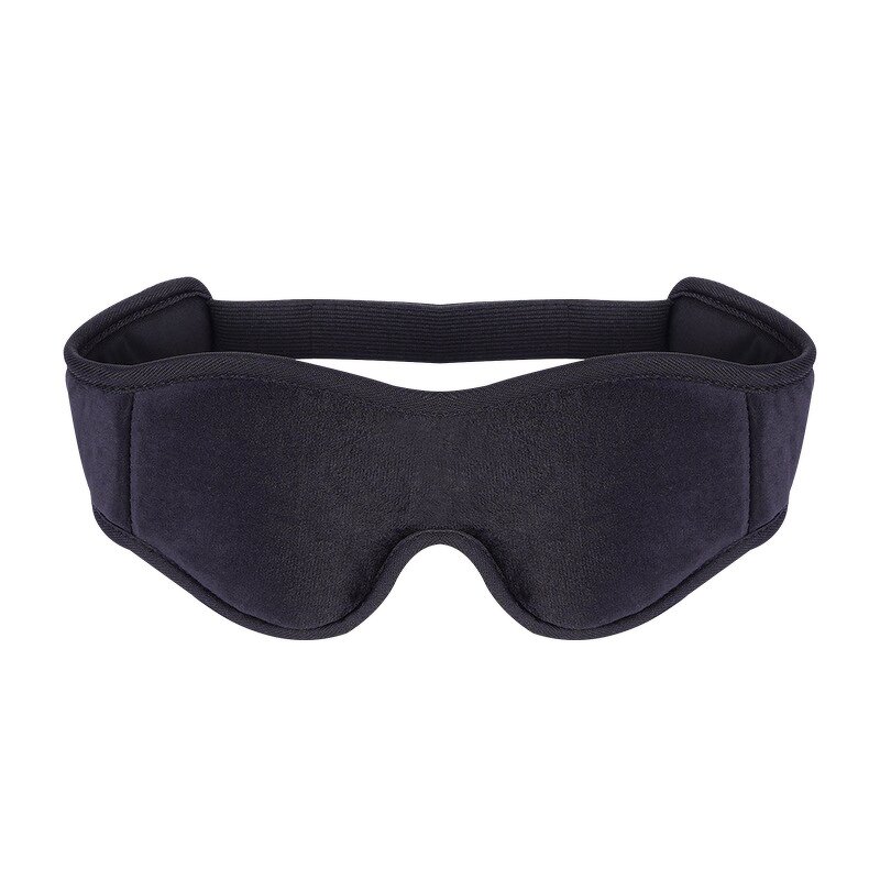 3D Contoured Eye Mask - Wholesale Adjustable Private Label Black Memory Foam Light Block