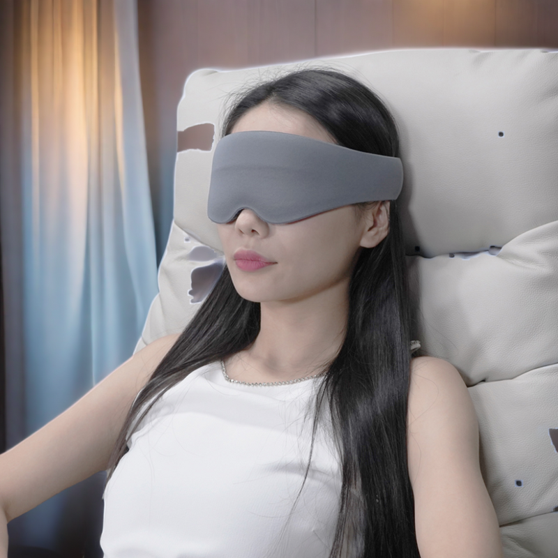 3D Cotton Sleep Mask - Dreamlight Hollowed Design Protects Makeup Reduces Dark Circles Travel