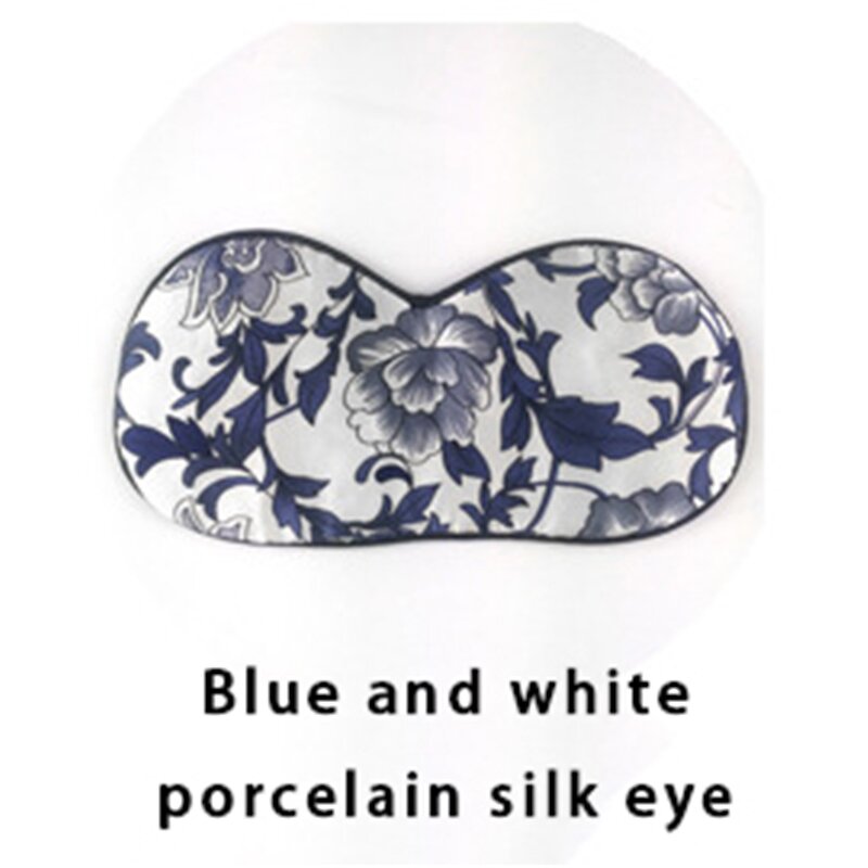 Mulberry Silk Eye Mask - New Style Cute 22mm Fabric Reusable Silkscreen Customized Size
