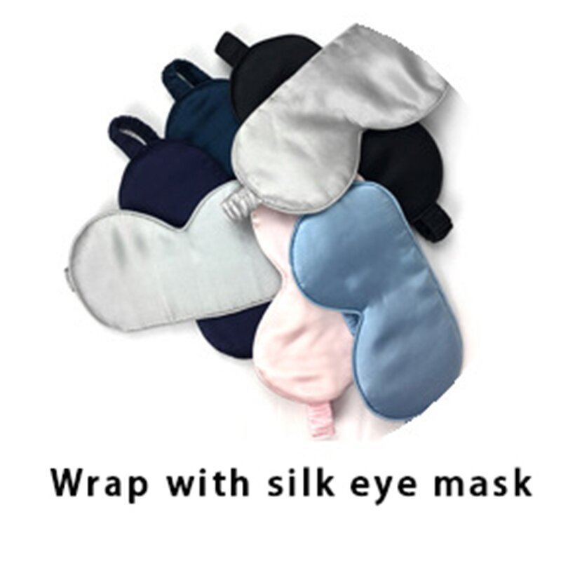 Mulberry Silk Eye Mask - New Style Cute 22mm Fabric Reusable Silkscreen Customized Size