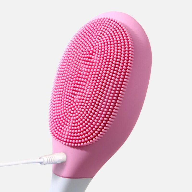 2in1 Electric Bath Brush - Multifunction Long Handle Vibrating Back Body Cleansing Portable