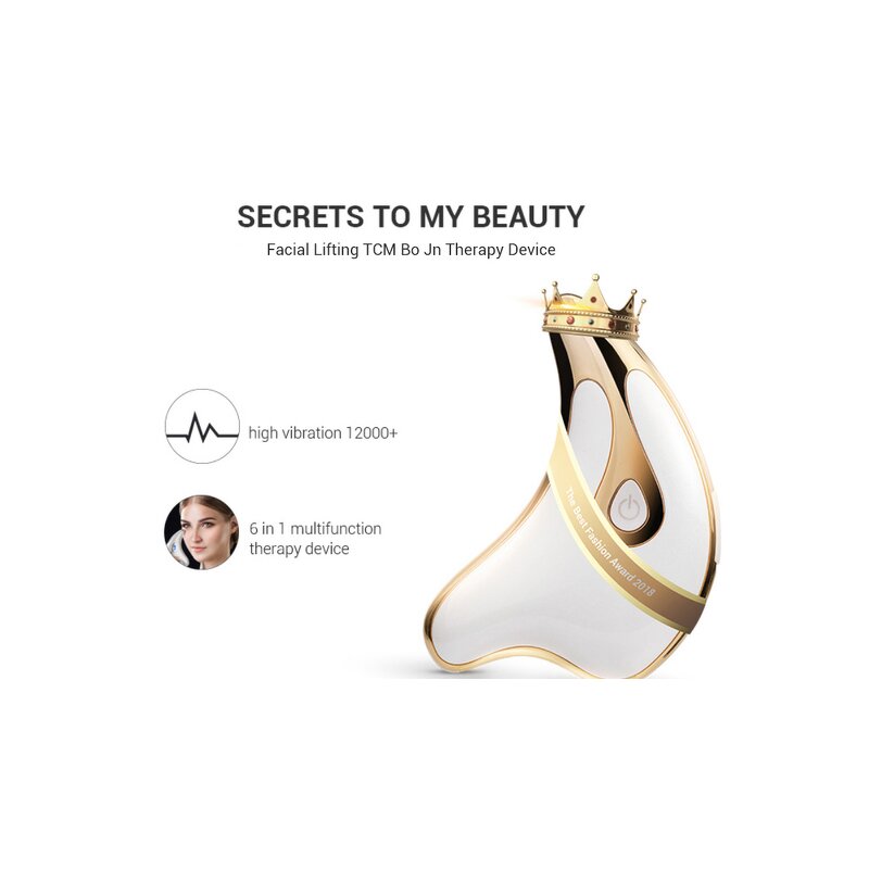 Ice Roller Facial Massager - Anti Wrinkle Face Lifting Beauty Device for Women Massage