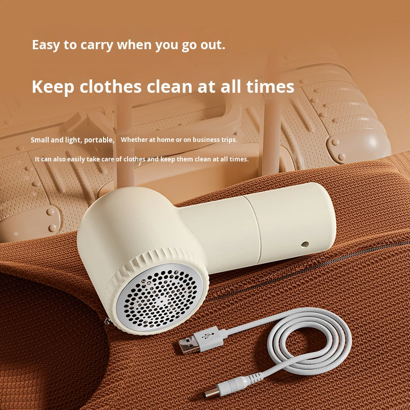 Fabric Shaver Lint Remover - Rechargeable Plastic Sweater Defuzzer 1 Year Warranty