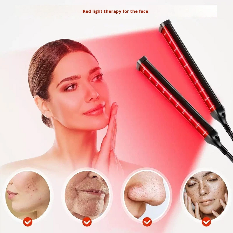 Red Infrared Therapy Device - 5 Heads with Stand 660nm&850nm Full Body Face Muscle