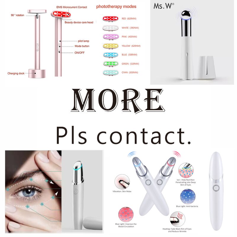 Microcurrent Eye Lifting Device - Ms.w 804 Stock Anti-Wrinkles Dark Circles Massage Tool