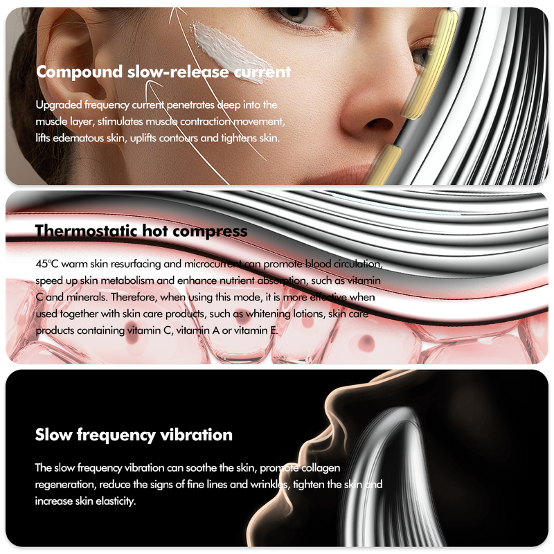 GuaSha Lifting Instrument - USB ABS Hot Face Neck Tightening Stock Beauty Massager