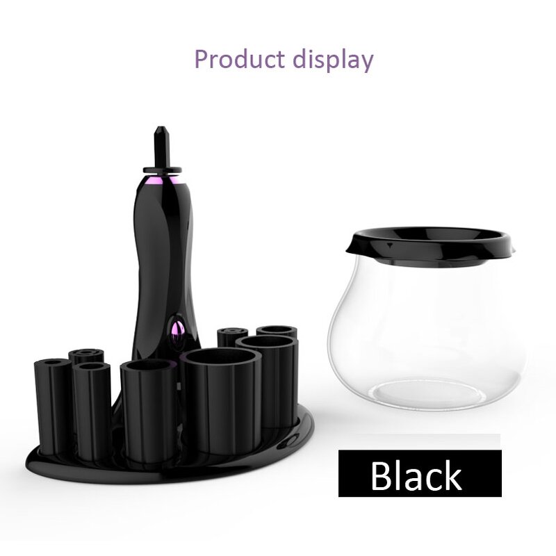 Makeup Brush Cleaner - All-In-One Electric USB Silicone Customizable Handle Sizes