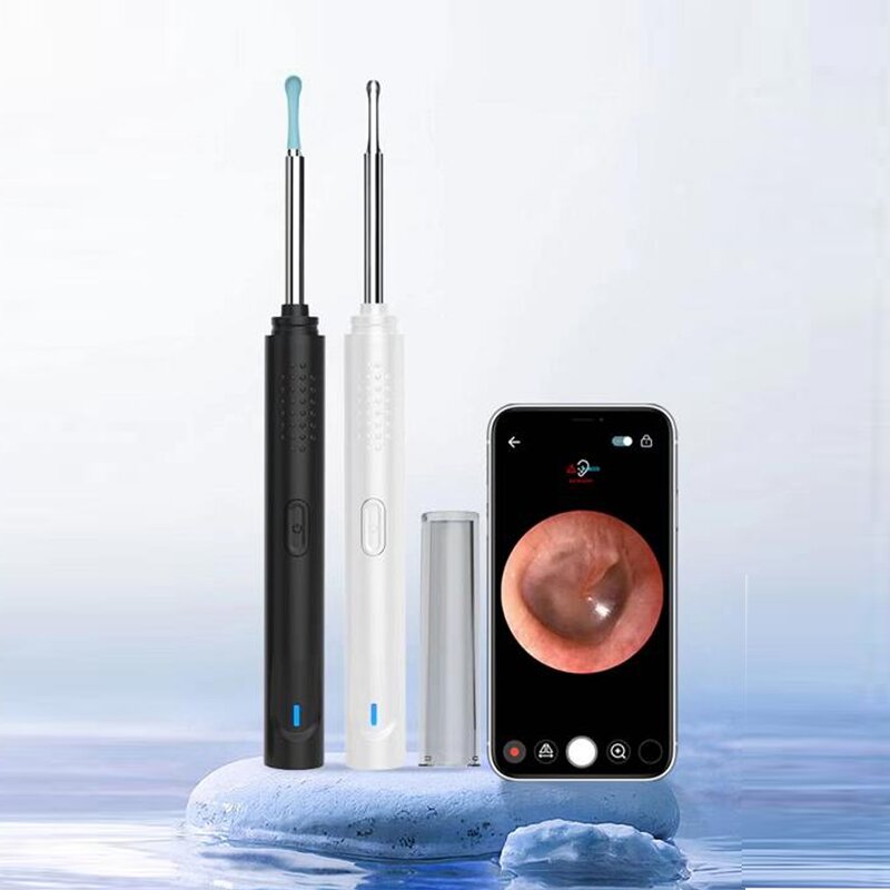 WIFI Electric Otoscope - Waterproof Wireless Video Camera Endoscope Ear Wax Removal