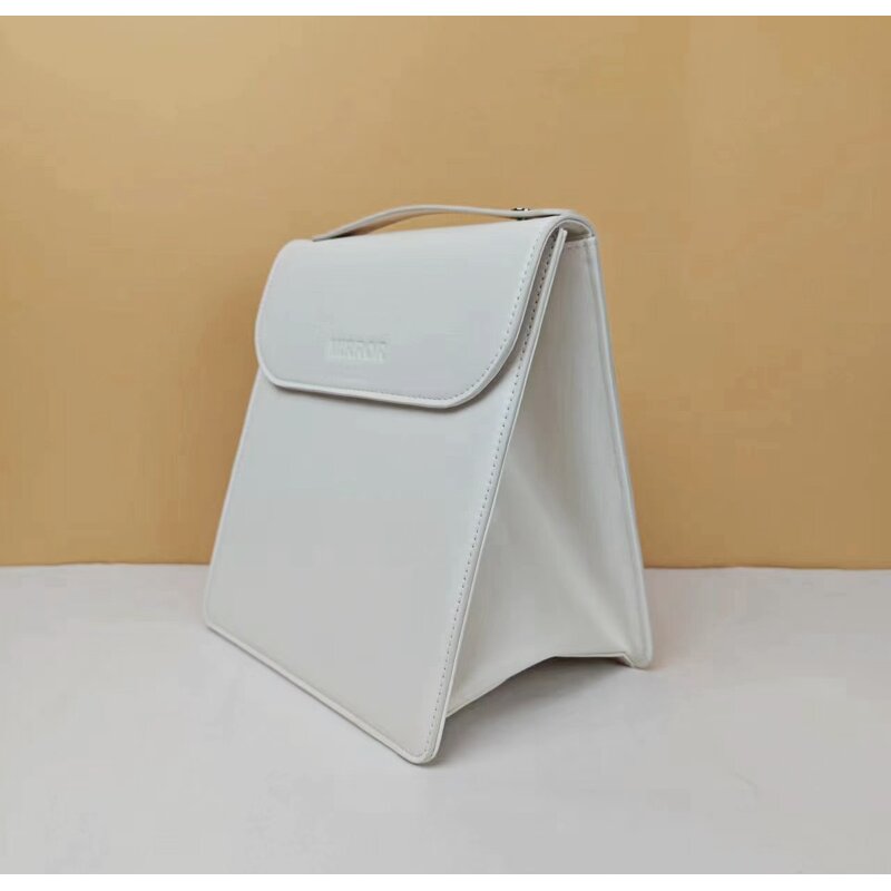 Bronze LED Makeup Mirror - Popular Rechargeable Foldable Tabletop Home Beauty Equipment