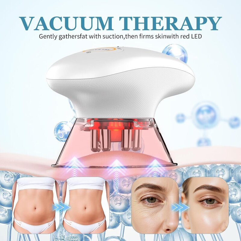 Cordless Body Sculpting Massager - Professional Electric Cupping Therapy Belly Waist Arms Leg