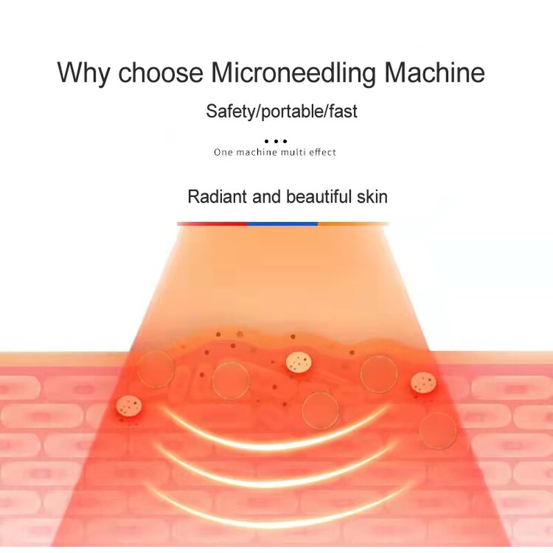 N2 Derma Pen - NANO RF Microneedling 7 Color Light 6S Whitening Dark Circles Remover