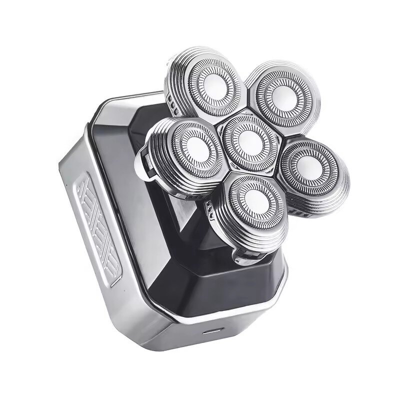 Men's Electric Shaver - Professional Wireless Waterproof Rechargeable LED Display Razor