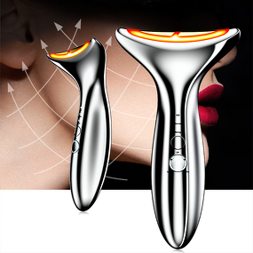 EMS RF Beauty Device - Newest Home Skin Tightening Neck Lifting 24K Stainless Hypoallergenic