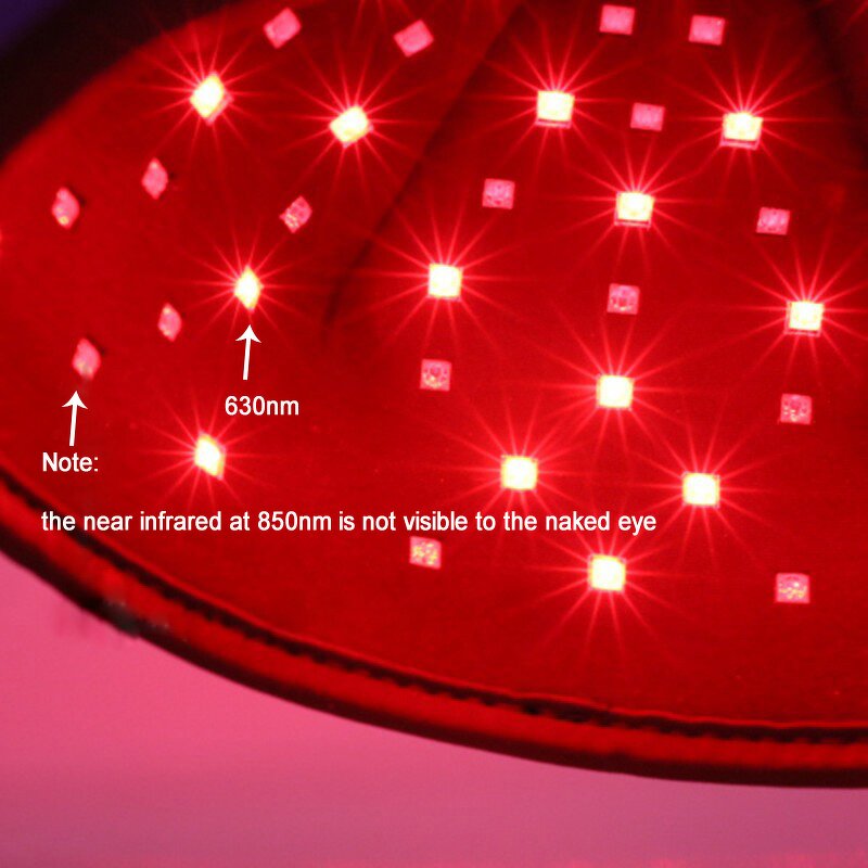 Laser Hair Growth Cap - Wireless Red Light Therapy Professional Hair Loss Treatment Regrowth