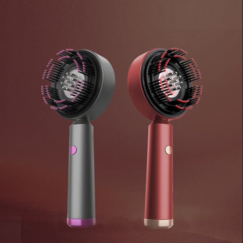 Scalp Massager Applicator - Cordless Shiatsu Brush Scalp Oil On-the-Go Massage Device