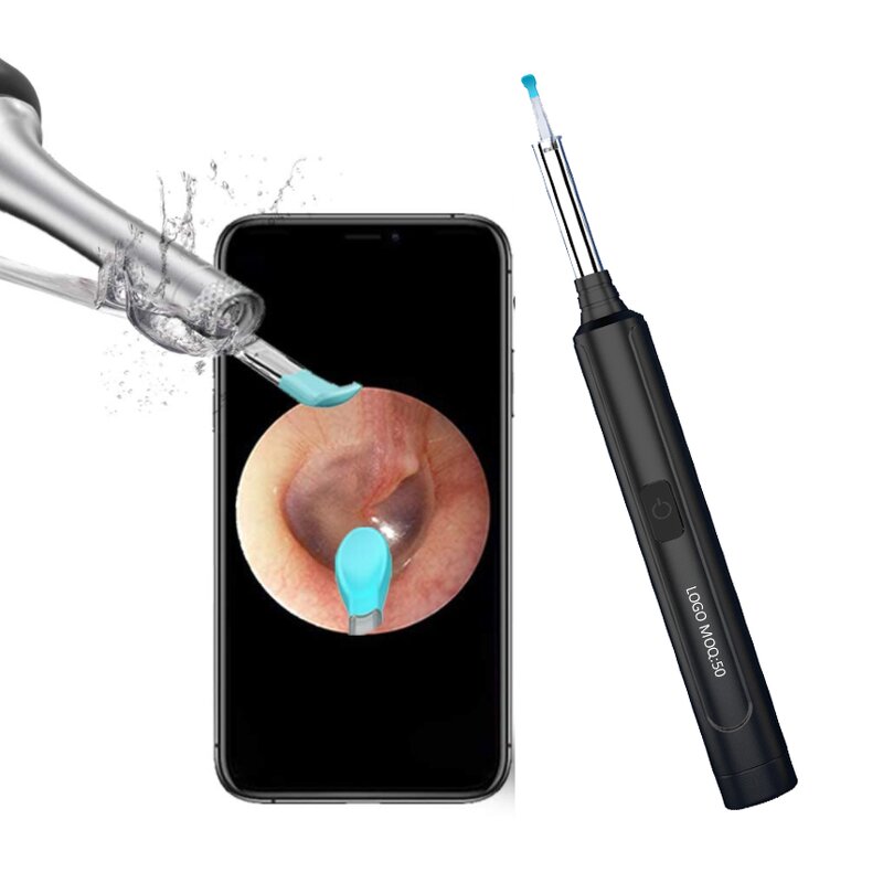 USB Ear Wax Remover - CE 1080P FHD 6LED Wireless Otoscope Ear Cleaner Tool