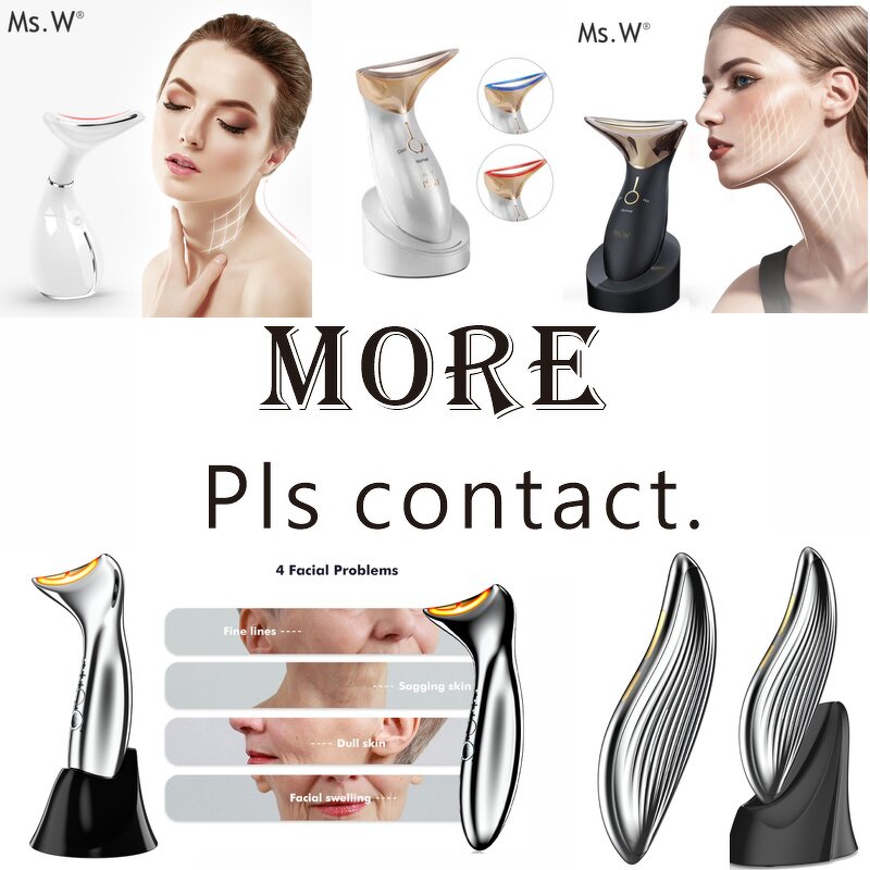 EMS RF Beauty Device - Newest Home Skin Tightening Neck Lifting 24K Stainless Hypoallergenic