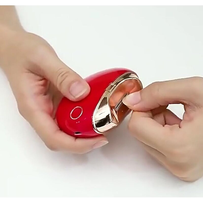 Baby Electric Nail Trimmer - Mini Stainless Steel Automatic Safe Noiseless Blue Pink AAA