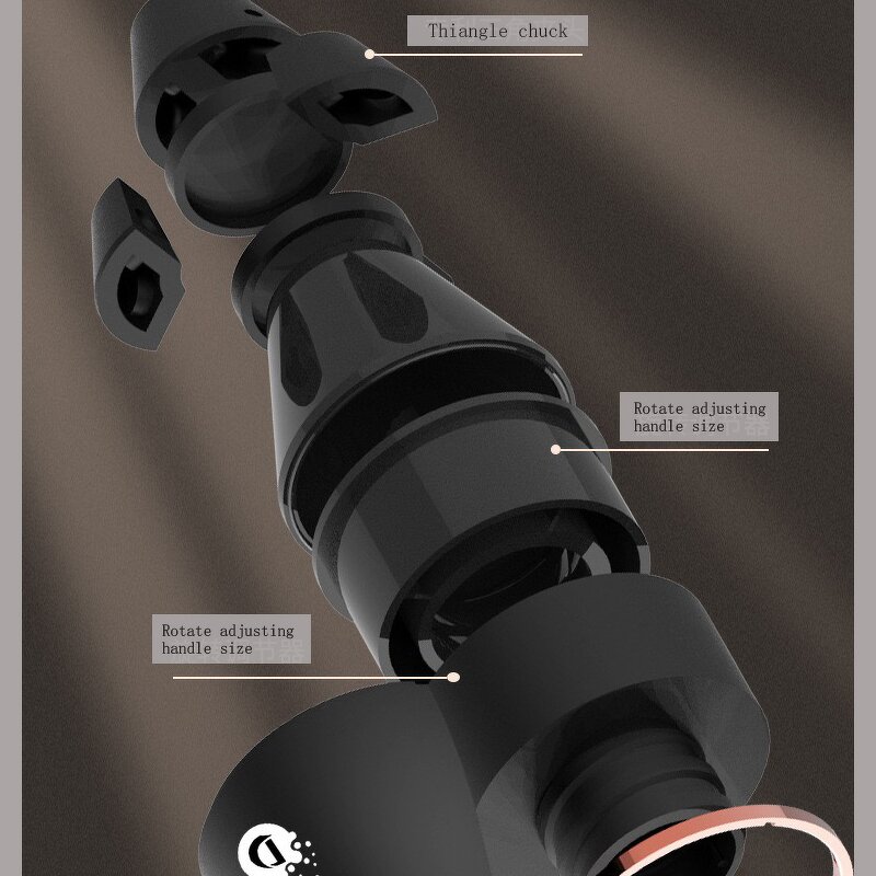 Makeup Brush Cleaner - All-In-One Electric USB Silicone Customizable Handle Sizes