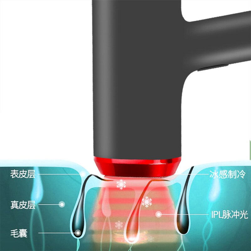 491 Diode Laser Hair Remover - Mini Portable Permanent Home Use Legs Arms US/EU/AU Plug