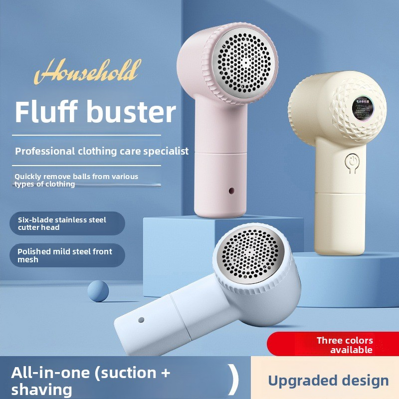 Fabric Shaver Lint Remover - Rechargeable Plastic Sweater Defuzzer 1 Year Warranty