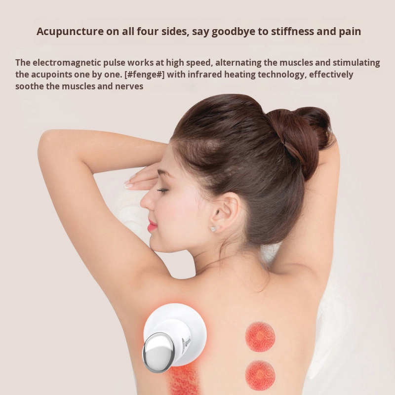 Heated Gua Sha Massager - Plastic Electric 9 Level Temp Vibration Face Women Gift Tool