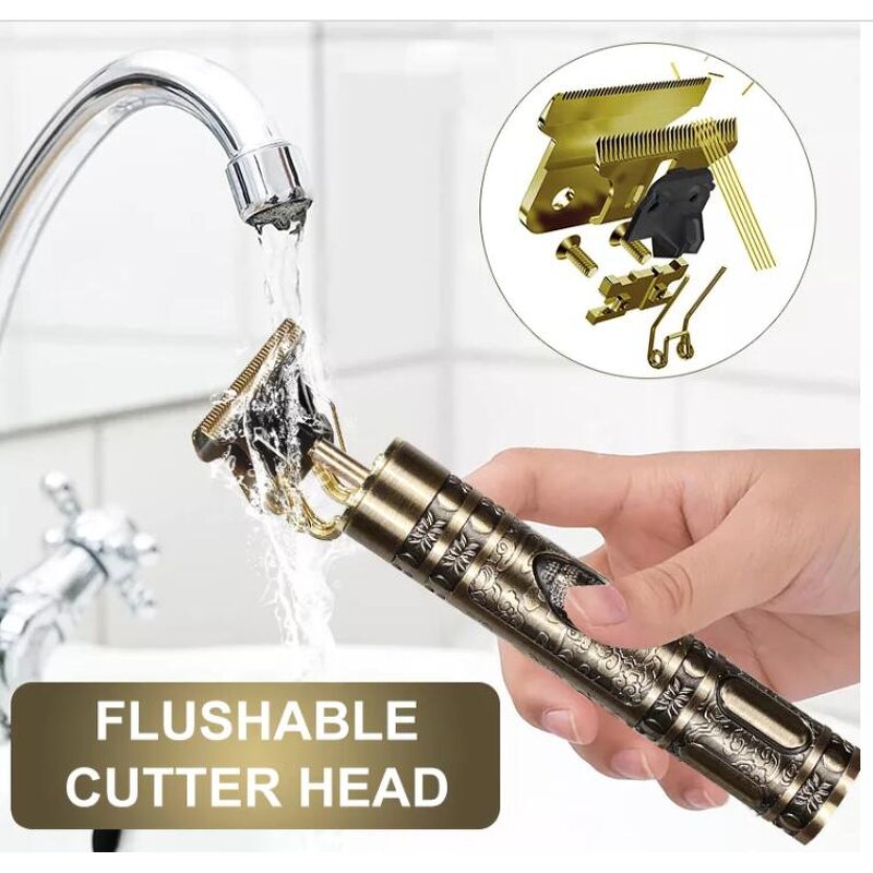 T9 Hair Trimmer Clippers - Professional Men Cordless Stainless Steel USB Charger Manufacturer