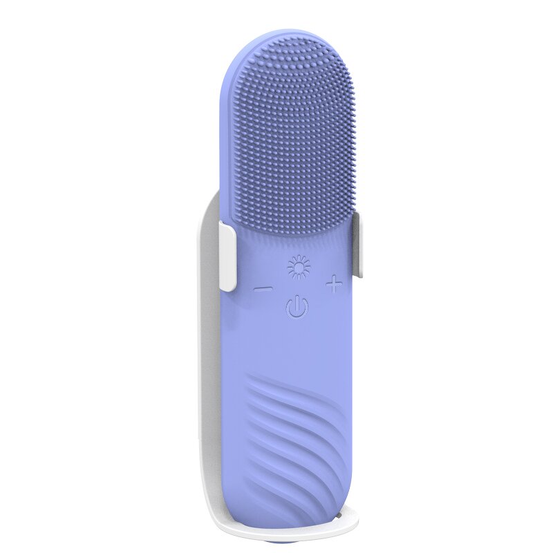 J01 Silicone Facial Massager - Mini Hand-Held USB Fashion Face Skin Cleansing Instrument