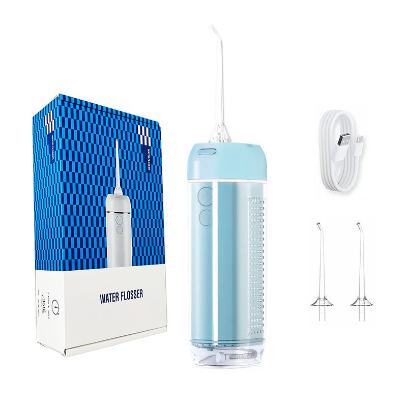 Mini Water Flosser - 3 Modes 200ml Cordless CE ROHS Oral Irrigator Massage Function