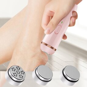 Wireless Pedicure Machine - Permanent Waterproof Callus Remover Stainless Steel Foot File