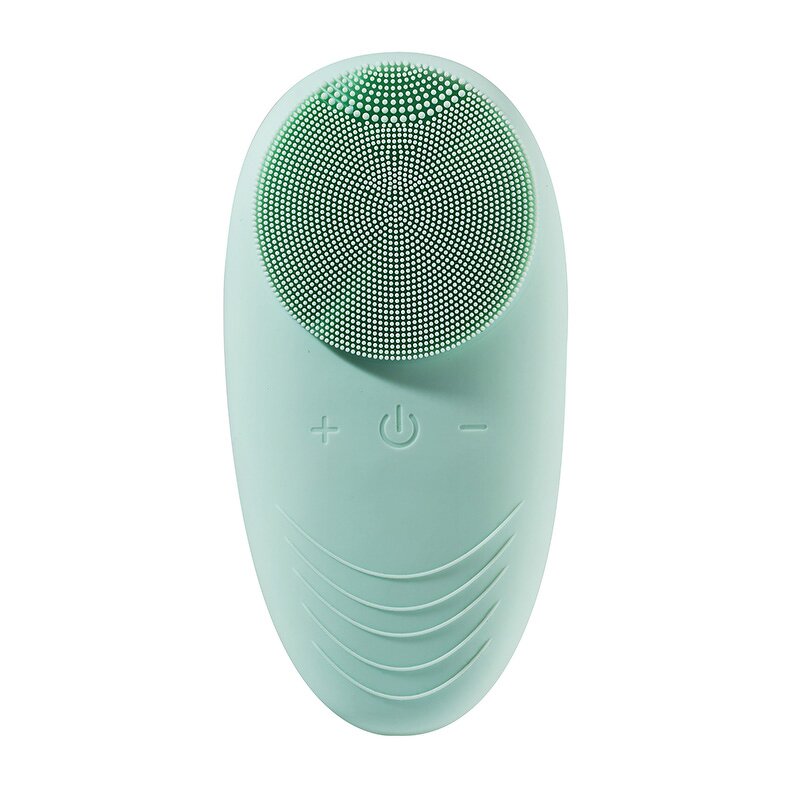 Silicone Facial Cleansing Brush - Portable Waterproof 5 Speed Vibrating Deep Cleansing